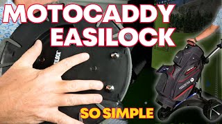 Motocaddy Easilock The Secret to Effortless Golf Bag Attachment [upl. by Cathyleen121]