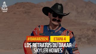 Skyler Howes Los Retratos del Dakar  Etapa 4  Dakar2024 [upl. by Ahsilac]