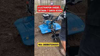 MESIN PEMBUAT PARIT DAN BEDENGAN  CULTIVATOR MIKIYAMA DIESEL 7 HP [upl. by Nyrraf692]