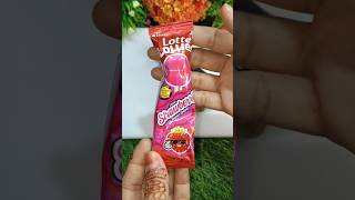 Lotte Lollies Strawberry Flavour Candy Popsicle🍓🍭😇shorts icecream chocolate viral shortvideo [upl. by Nwahshar]