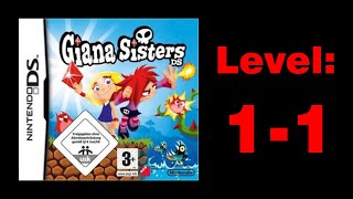 Giana Sisters DS Level 11 all red diamonds NDS JumpnRun Gameplay Walkthrough no commentary [upl. by Fafa701]