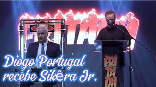 DIOGO PORTUGAL RECEBE SIKÊRA JR [upl. by Carlita]