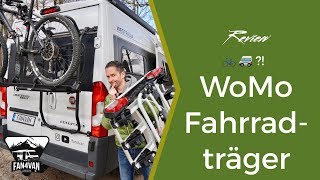 Wohnmobil Fahrradträger  welcher passt zu meinem Kastenwagen [upl. by Ydnab]