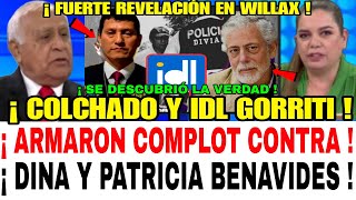 ÚLTIMO ESTALLA GRABACIÓN BOMB4 CAYÓ HARVEY COLCHADO Y IDL GORRITI EN ACTOS DE CORRVPCIÓN Y COMPLOT [upl. by Karab]