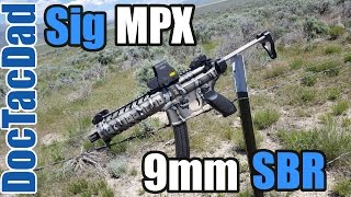 SICK Sig MPX 9mm SBR [upl. by Nnylakcaj389]