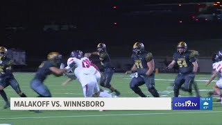 UNDER THE LIGHTS Malakoff vs Winnsboro [upl. by Jori]