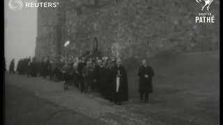 The funeral of Sir Fitzroy MacLean 1936 [upl. by Adallard]