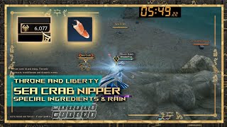 Throne and Liberty  Sea Crab Nipper reduce your abyssal token usage Fishing Oil rain elements [upl. by Eyaj]