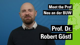 Meet the Prof Neu an der BUW  Prof Dr Robert Göstl [upl. by Anaibib]