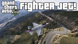 GTA V How to get the Fighter Jet [upl. by Gonzalo]