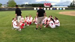 Clackamas Softball Celebrates Advancing to State Semifinals [upl. by Thordis]