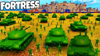 Green Army Men Siege of MOUNTAIN FORTRESS [upl. by Nnawaj]