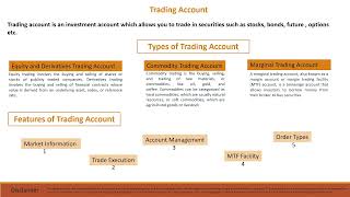 2nd Trading Account and Features and Types [upl. by Benge]