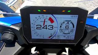 Suzuki GSXS 1000 GT Acceleration  Top speed [upl. by Denice]