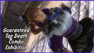 DOA5LR Guaranteed Tag Death Combo Exhibition [upl. by Llenyl431]