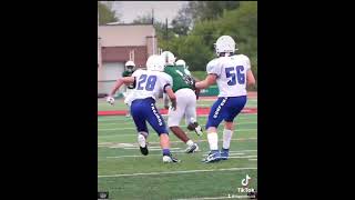 Indianapolis high school freshman quarterback Darian Prather with a QB scramble [upl. by Letsyrhc]