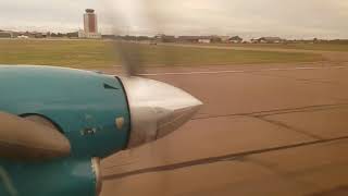 Air Georgian Beech 1900D landing at Charlottetown Airport PEI from Halifax [upl. by Diskson]