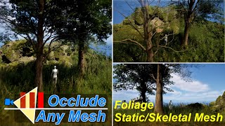 Fade Static Mesh Megascan and Foliage in Unreal Engine [upl. by Hgiellek]