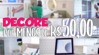 10 ideias para Decorar a casa Gastando Pouco 🤑 Menos de 50 reais [upl. by Knutson]