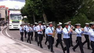 Banda de música en Mondariz Galicia [upl. by Esinet]