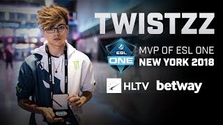 Twistzz  HLTV MVP by Betway of ESL One New York 2018 [upl. by Jarlen]