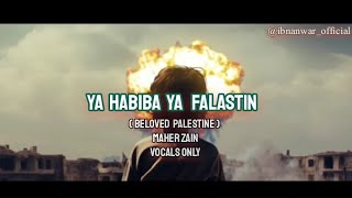 Maher Zain  Ya Habiba Ya Falastin Beloved Palestine 🇵🇸  Vocals Only  palestinewillbefree [upl. by Ball]