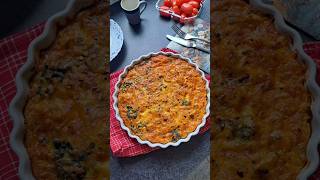 Crustless Quiche shortsvideo youtubeshorts quiche recipe crustlessquiche [upl. by Gareri]