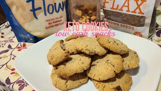 EASY KETO COOKIES ●HEALTHY COOKIES RECIPE ● SNACKS [upl. by Akciret]