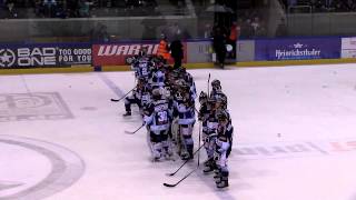 Highlights Dresdner Eislöwen vs Bietigheim Steelers  30122014 [upl. by Ortrud342]