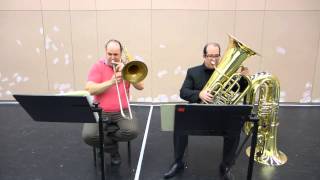 Wagner Lohengrin Act 3 tuba and bass trombone orchestral excerpts [upl. by Schechter]