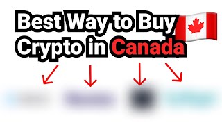 BEST Way to Buy Crypto in Canada 🇨🇦 Online in 2024 For YOU [upl. by Kattie653]