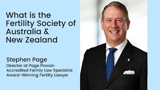 What is the Fertility Society of Australia amp New Zealand [upl. by Milissa]