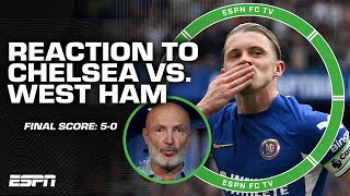 REACTION Chelsea beats West Ham by 5 👀 Im VERY pleased with them  Leboeuf  ESPN FC [upl. by Kosak]