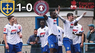 FULL HIGHLIGHTS  Guiseley 10 Scunthorpe FA Cup match  Fans POV [upl. by Ambur]