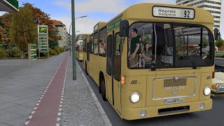 Omsi 2 Addon BerlinSpandau 1986  Route 92 Freudstr  Stadtgrenze PC [upl. by Enimrac]