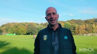 Mark Fretwell talks after the 41 win over Silkstone United [upl. by Marcellus]