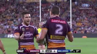 NRL Highlights Brisbane Broncos v Canterbury Bulldogs  Round 9 [upl. by Neilson]