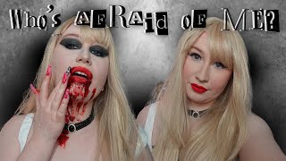 Taylor Swift Whos Afraid Of Little Old Me  Vampire Version  Halloween Makeup Tutorial [upl. by Aronoh]