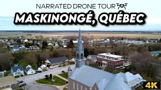 4K Drone Journey Over Maskinongé Québec 🌲🚁 Stunning Aerial Footage [upl. by Ivy]