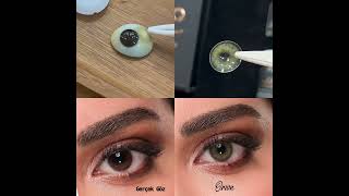 Renkli Lens  CLARO ORİON  KÖKNAR YEŞİLİ  Optikzade clarolens beauty makeup [upl. by Norrad956]