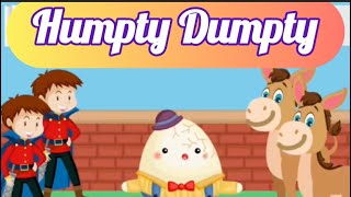 Humpty Dumpty Nursery Rhyme kidssong englishpoem [upl. by Yzzik608]