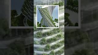 Twisting Plant filled Tower Taipei absorbs 130 tons of carbon dioxide annuallytaipeiterracegarden [upl. by Latsirk895]