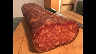 Dry Cured Sausage  Salami [upl. by Laertnom]