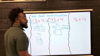 Box model multiplication partial products [upl. by Ihab30]