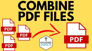 How to Combine PDF Files into One  FREE  Merge PDF Files [upl. by Ahseat918]