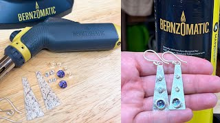 Using The Bernzomatic FirePoint Creator Tool To Make Earrings [upl. by Farlay]