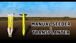 Manual Seeder and Transplanter Demo [upl. by Aniuqal3]