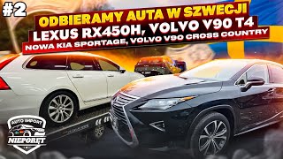 ODBIERAM AUTA W SZWECJI 2‼️ LEXUS RX450H ✅️ KIA SPORTAGE GTLINE ✅️ VOLVO V90 T4 ✅️ VOLVO V90CC [upl. by Connell]