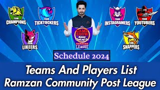 Game Show Aisay Chalay Ga Ramzan League 2024  Contestants List  GSAC Ramzan League 2024 [upl. by Acinorej995]