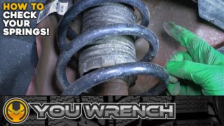 How to Check Your Suspension Coil Springs for Damage Safety Inspection Failure [upl. by Pain600]